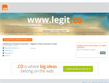 Tablet Screenshot of legit.co